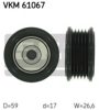 SKF VKM 61067 Deflection/Guide Pulley, v-ribbed belt